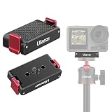Ulanzi OsmoAction5用マグネットベース Action4用磁気マウント 1/4ネジ穴 磁気アダプター 三脚マウント アクションカメラアクセサリー 耐衝撃性 アルミ製 Action3/Action4/Action5に対応 OA12