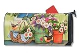 MailWrapsフロントポーチ花メールボックスカバー01353