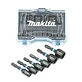マキタ(Makita) 六角 インパクトソケットビット 6,7,8,10,12,13ｍｍセット マグネット有 1/4 BLACKシリーズ E-18035 インパクトドライバーなどに [並行輸入品]
