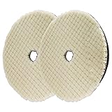 ウールバフ ポリッシャー 研磨用 細目 研磨パッド 用 ウールバフ ウールパッド 150mm 2個セット