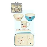 ミキハウス(MIKIHOUSE) 食器セット 出産祝い 入園祝い ギフト好適品 ブルー（15）