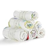 ガーゼハンカチ ガーゼタオル ベビービブ－ 綿100％ 6層ガーゼ 6枚セット25*25cm (春新作)