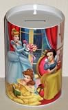 ディズニープリンセスRound Tin Bank