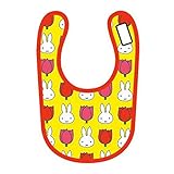 miffy ミッフィー ベビービブ チューリップ パターン イエロー MFBB788