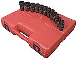 Sunex 3690 3/8-Inch Drive 12-Point SAE Universal Impact Socket Set, 12-Piece [並行輸入品]