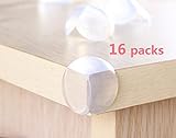 Clear Childproofing Corner Guards Edge Bumper Protector 16 Pieces Value Pack by VOCHIC