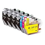 LC3111 ブラザーbrother用互換インクカートリッジLC3111-4PK+黒3本 合計7本 対応機種：DCP-J582N J982N-W/B J978N-W/B J972N J973N-W/B J572N J577N J903N J893N J898N J998DN J998DWN J738DN J738DWN J981N