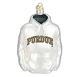 Old World Christmas Purdue HoodieガラスBlownオーナメント