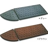 段差スロープゴム セフティ・スロープ 100mm段差用セット 2900×250×95mm ブラウン
