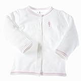 little pharo 100% Extra-Long Staple Egyptian Cotton Long-Sleeved Shirt (ivory with pink piping size 