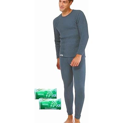 【紳士用上下セット】ひだまり肌着　チョモランマプロ　Lサイズ ひだまり チョモランマ 紳士用◇上下セット(長袖丸首/ズボン下各1枚