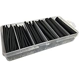 Dual Wall Heat Shrink KIT - 85 Pieces - 3:1 Shrink Ratio - Size Range: 3/32 to 1/2 - Black [並行輸入品]
