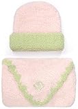 Kashwere Babyトリムキャップ/毛布セット 30" x 30" ピンク
