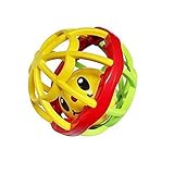 Generic Baby Toys Infant Rattle Ball Grasping Activity Toy Bendy Ball with Holes [並行輸入品]