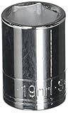 SK Hand Tool 48219 0.5 in. Drive 6 Point Socket 1 9 mm.