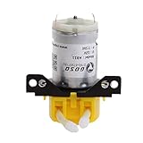 SONONIA アクアリウムラボ対応 12V 蠕動　液　ミニ　チュアホースポンプ　液体ポンプ　全3色 - 黄