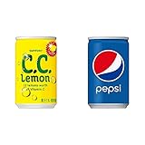 【セット買い】 サントリー C.C.レモン 160ml缶×30本 + ペプシコーラ 缶 160ml ×30本