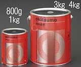 エスコ 耐熱塗料 半艶・白 1.0kg EA942FB-4