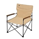 BUNDOK(バンドック)ディレクター ローチェア ベージュ BD-123BE 収納袋付 折りたたみ式
