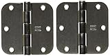 Stanleyハードウェアcdrd758 3 – 1 / 2 " x 3 – 1 / 2 " 5 / 8 "半径住宅用の蝶番サテンニッケル