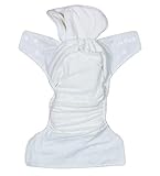 See Diapers Organic Bamboo Terry Baby Cloth Diaper - 2 Bamboo Inserts Hearts by See Diapers