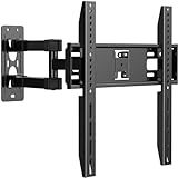 TETVIK テレビ壁掛け金具 26-55インチ 対応 アーム式 LCD LED液晶テレビ用 32 38 39 42 43 50 フルモーション式 壁掛け金具 VESA400x400mm 耐荷重20kg 多角度調整 tv壁掛け金具