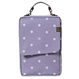 【すぐウェットティッシュが取り出せ、赤ちゃんのおむつ替えが驚くほど楽に】 Rompbaby(ロンプベイビー) おむつポーチ 究極のオムツポーチ(カームラベンダー) 【「グッドデザイン賞」「キッズデザイ