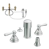 Moen kbki-d-t5210cr Kingsley 2ハンドルBidet蛇口、クロム