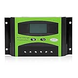 サインソニック ソーラーパネル用　充電チャージコントローラー 12V/24Vシステム両用 30A