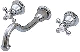 Water Creation F4-0001-01-PX Elegant Spout Wall Mount Vessel/Lavatory Faucet [並行輸入品]