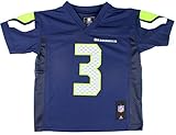 Russell Wilsonシアトルシーホークス# 3サイズ幼児ミッドティアジャージーネイビー