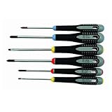 BAHCO BE-9886 6 Piece Ergo Mixed Slotted PoziDriv Phillips Screwdriver Set [並行輸入品]