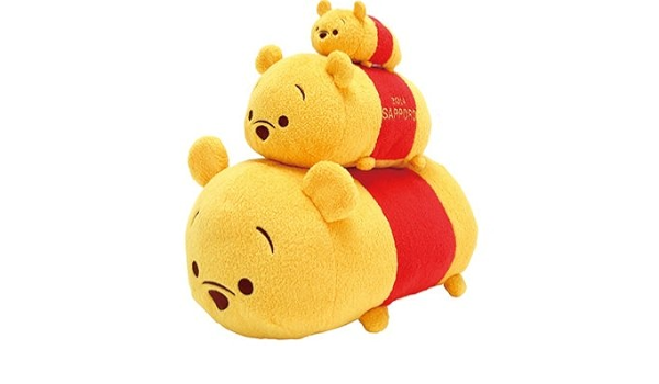 Amazon ディズニーストア 札幌ステラプレイス店限定 ツムツム プーさん 3点セット ショップ袋付 ぬいぐるみ おもちゃ