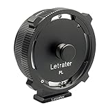 Letrater PLレンズマウントアダプター、PLからSony E/NEXマウントカメラA7S3/FS7/5/FX9 /A7R4/R3/aシリーズ/NEXシリーズ(PL-E/PL-NEX ブラック)