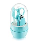 ベビー/ 児赤ちゃん / 新生児用 爪 つめ・鼻・髪のこだわりお手入れセット（0-5歳児 ） (緑)