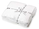 (カシウエア)kashwere ブランケット BLANKET t-30-01-52 White 137cm×187cm [並行輸入品]