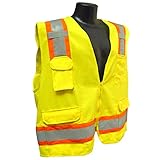 Radians SV6GL Two Tone Surveyor Class 2 Safety Vest, Large, Green by Radians