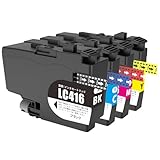 ブラザー LC416-4PK 互換インクカートリッジ Brother用 LC416 4色パック 全色染料 ブラザー インク LC416 対応機種 DCP-J4143N DCP-J4140N MFC-J4940DN MFC-J4540N MFC-J4543N MFC-J4443N MFC-J4440N