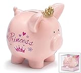 Pink Princess Savings Piggy Bank
