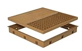 【城東テクノ】高気密型床下点検口 (標準型450×600mm) フローリング12mm対応 ダークブラウン SPF-R4560F12 1ケース（1セット入り）