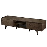 背面収納付きウォールナットTVボード オーランド 幅150cm