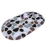 hunputaアンチスリップ吸引バスmats-nonスリップバスタブ&シャワー浴室安全、カビの挿入/金型耐性、抗菌PVC 69*39.5cm