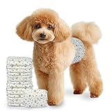 LeapSheep 犬おむつ 男の子用マナーベルト 使い捨て超吸収おむつ 男の子用 無香料 長時間安心設計 トイレトレーニング 興奮時おもらし 失禁対策 小型犬 中型犬 大型犬対応 20枚入り Sサイズ