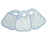 Aden+Anais エイデンアンドアネイ NIBBLE SNAP BIBS ビブ3枚セット prince charming プリンスチャーミング 7101 （ スナップ付き） [並行輸入品]