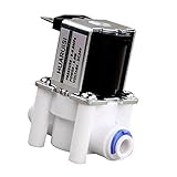 Fityle 電気ソレノイドバルブ　浄水器用ソレノイドバルブ　純水機　ミルクティーマシン　直接挿入　操作便利　1/4インチ　24V　ROマシン　多場合適用