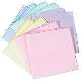 Fluffy（フラフィ） 中判カラー 二重合 ガーゼハンカチ バリエーション 10枚セット 日本製 綿100％ 無地 35×35cm