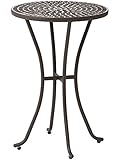 タカショー プラハモザイクカフェテーブル アジアンブラウン 約W50×D50×H66cm