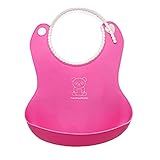 お食事エプロン スタイ(よだれかけ スタイ/スーパービブ/袖なし/保育園/女の子/男の子）防水 食事 エプロン スタイ シリコンスタイ よだれかけ スタイ ビブ よだれカバー かわいい (ピンク)