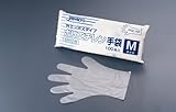 ジャパックス LD ポリエチレン手袋 M 無着色 PGL-02