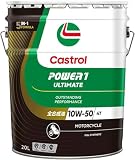 Castrol(カストロール) エンジンオイル 10W-50 POWER1 ULTIMATE 4T MA2 20L バイク 4サイクルエンジン用 全合成油